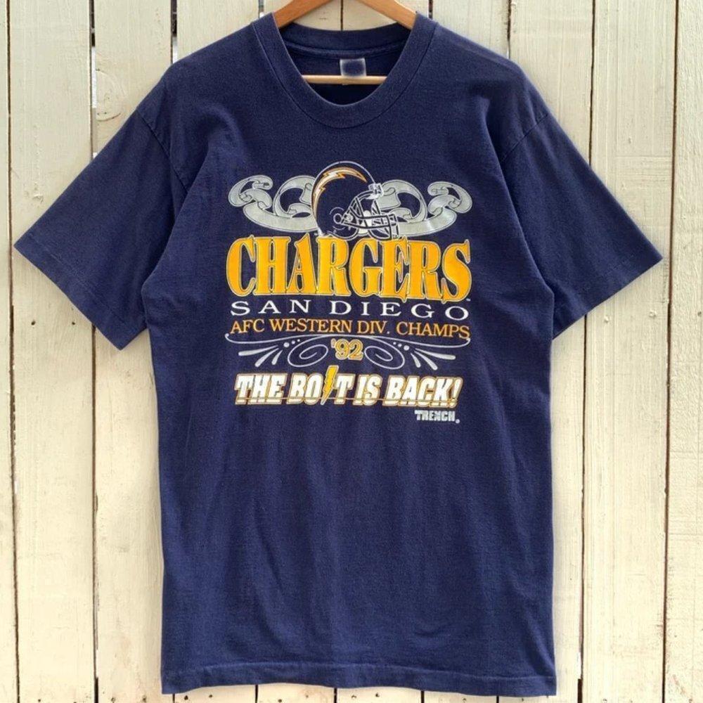 90S San Diego Chargers Chargers Los Angeles Chargers The Bolt Shirt